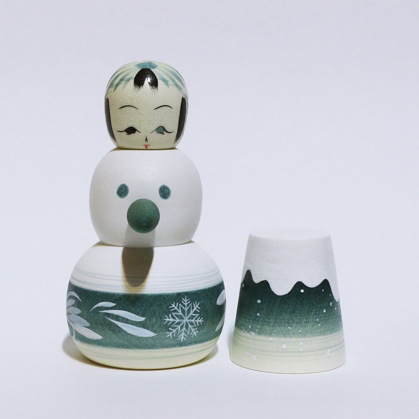 冬色 雪だるま えじこ Winter Colors Snowman EJIKO #491