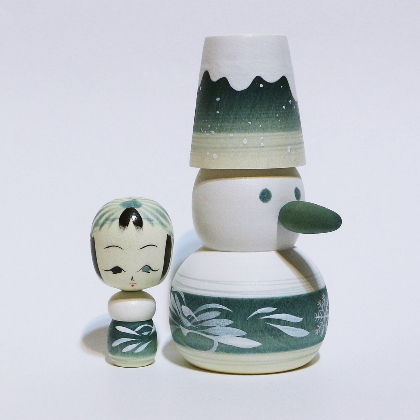 冬色 雪だるま えじこ Winter Colors Snowman EJIKO #491