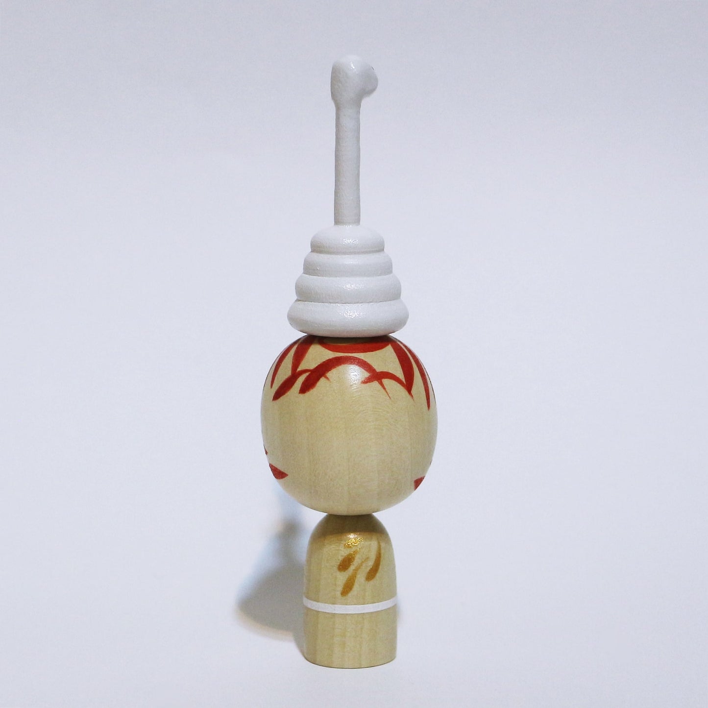 お正月 巳年 白蛇 こけし OSYOUGATSU MI-DOSHI White Snake KOKESHI ※495