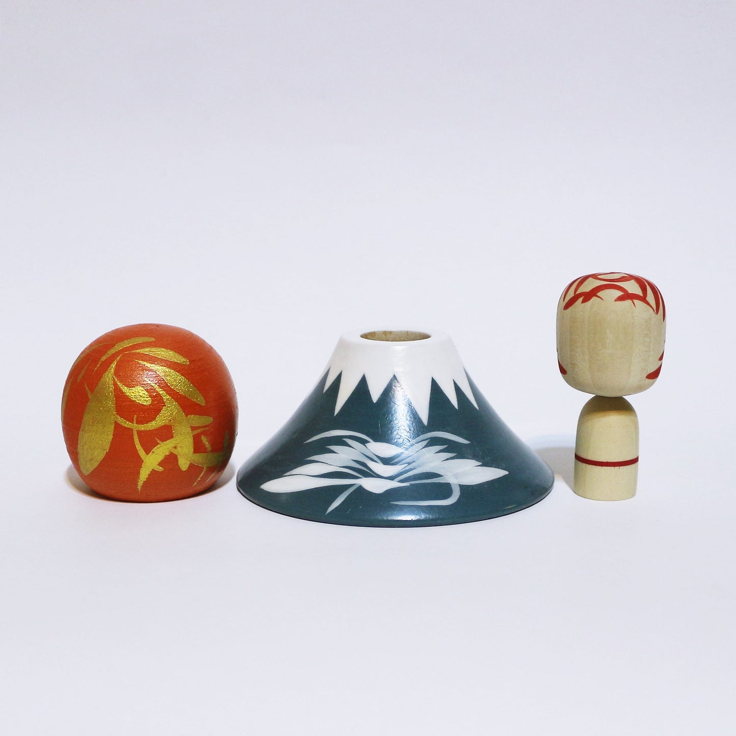 お正月 富士山と初日の出 こけし OSYOUGATSU FUJI and the first sunrise KOKESHI ※498
