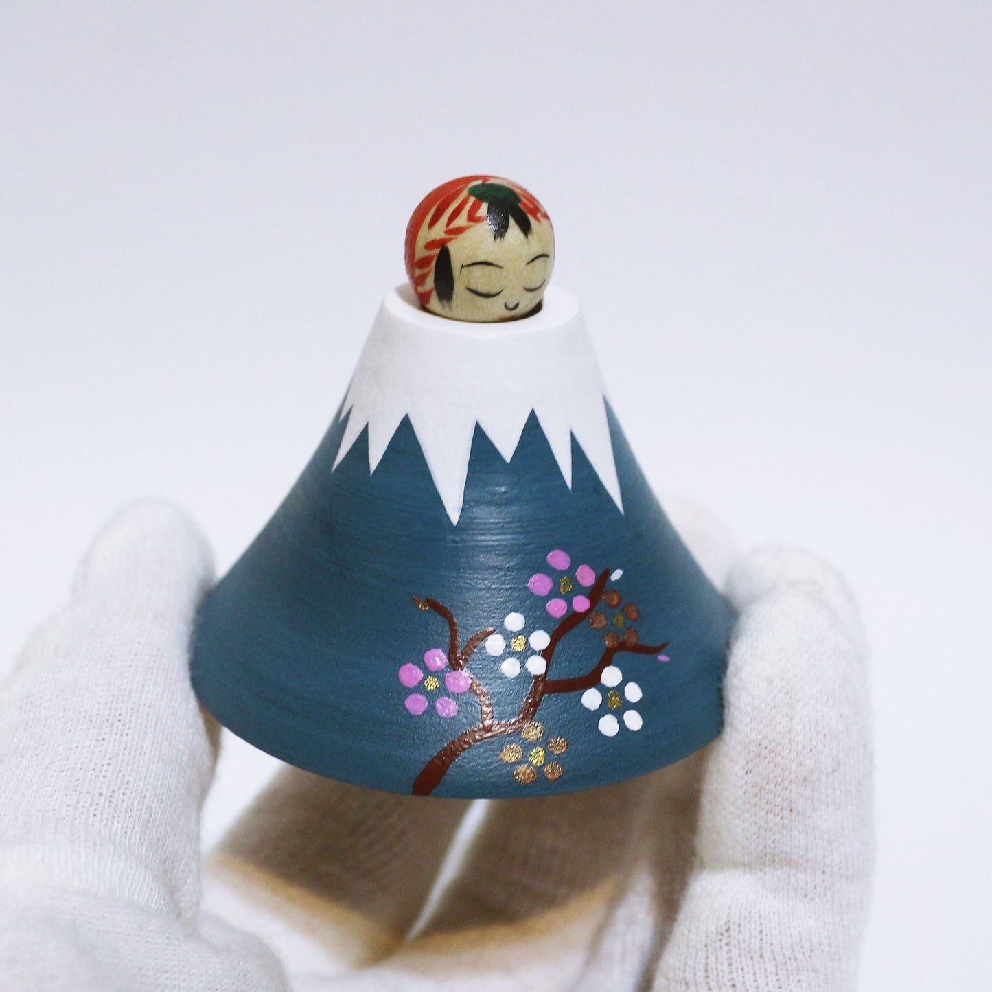 お正月 富士山と初日の出 こけし OSYOUGATSU FUJI and the first sunrise KOKESHI ※501