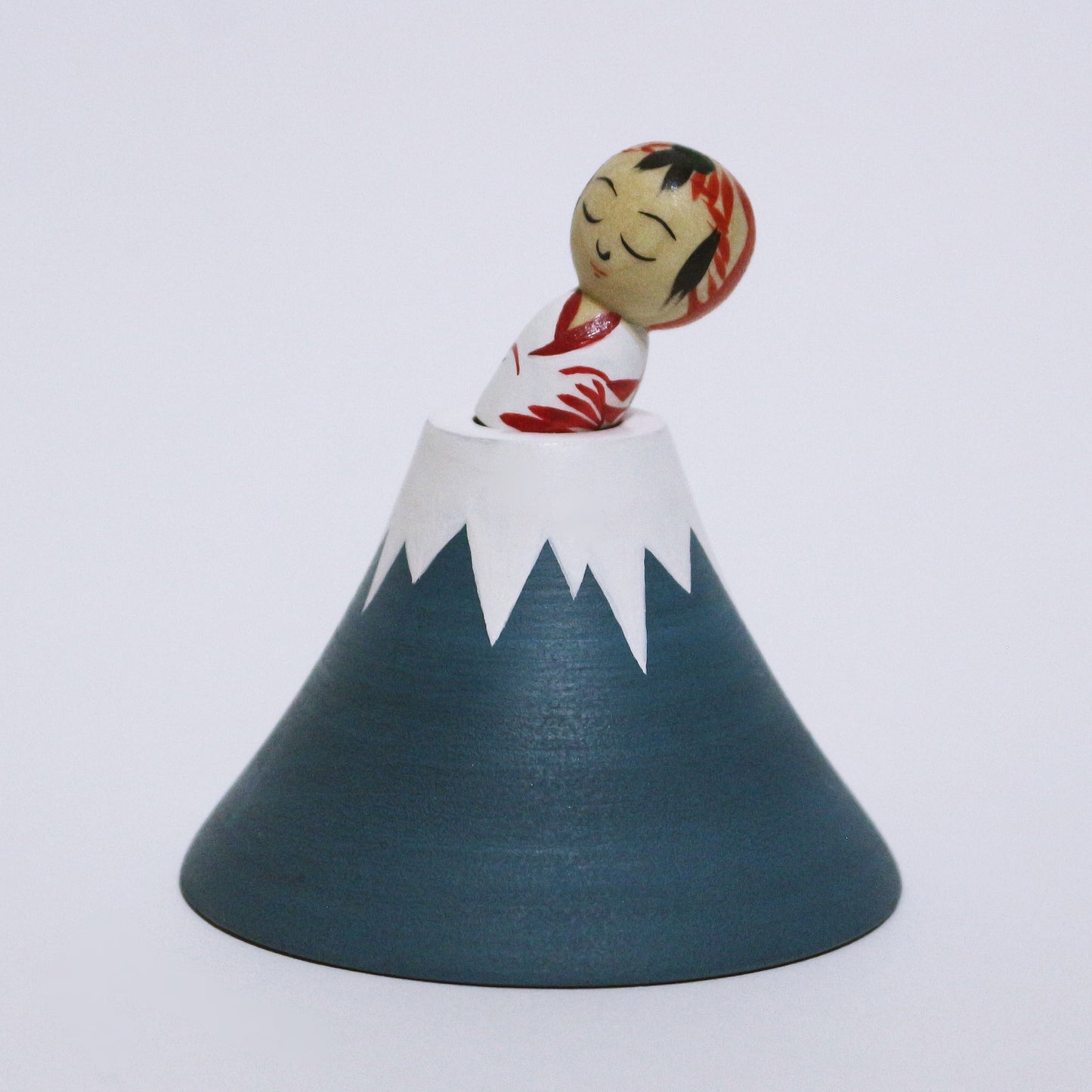 お正月 富士山と初日の出 こけし OSYOUGATSU FUJI and the first sunrise KOKESHI ※501