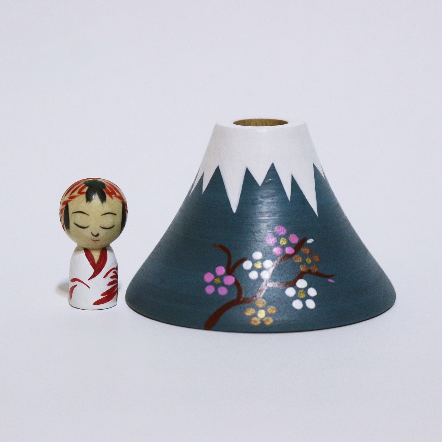 お正月 富士山と初日の出 こけし OSYOUGATSU FUJI and the first sunrise KOKESHI ※501