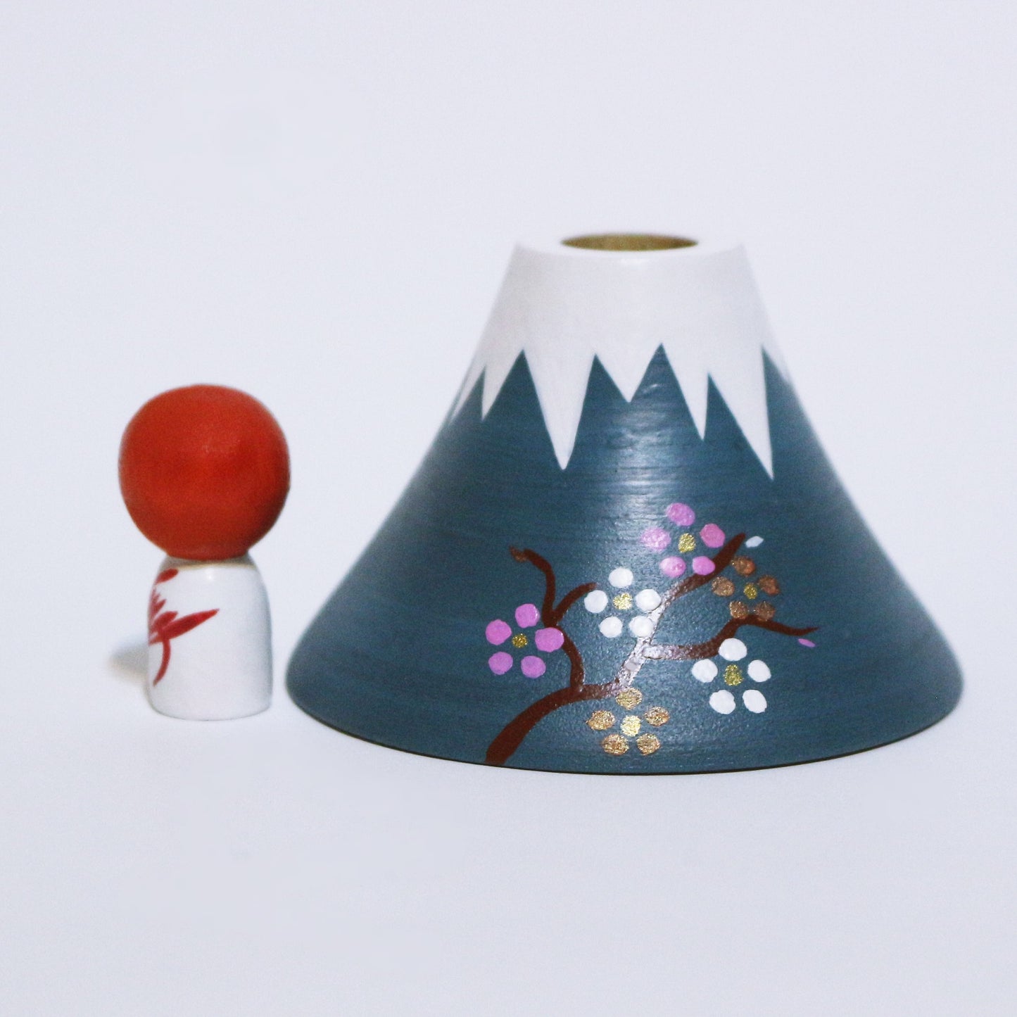 お正月 富士山と初日の出 こけし OSYOUGATSU FUJI and the first sunrise KOKESHI ※501