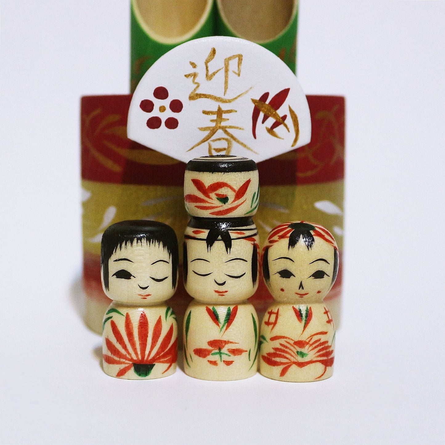 お正月 門松 こけし OSYOUGATSU KADOMATSU KOKESHI ※503