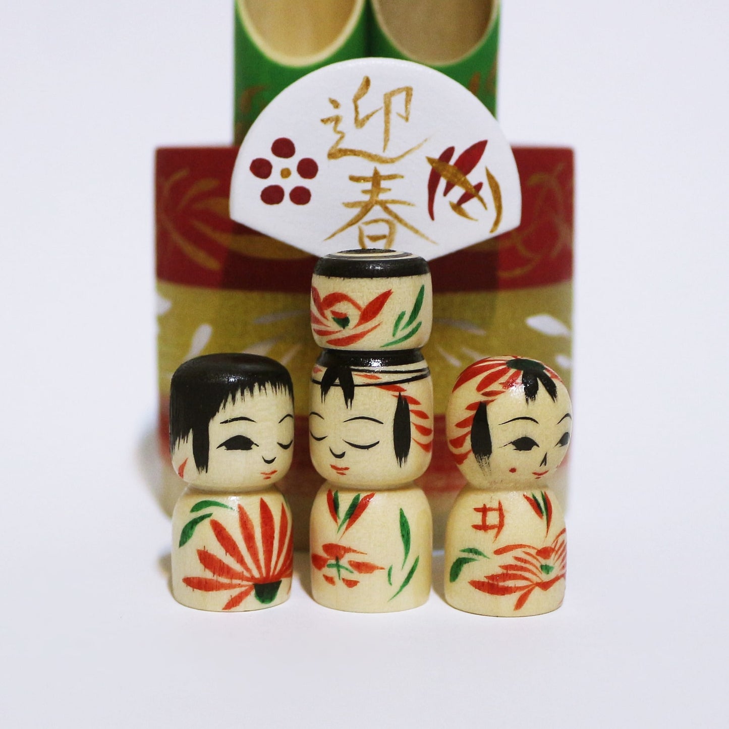 お正月 門松 こけし OSYOUGATSU KADOMATSU KOKESHI ※503