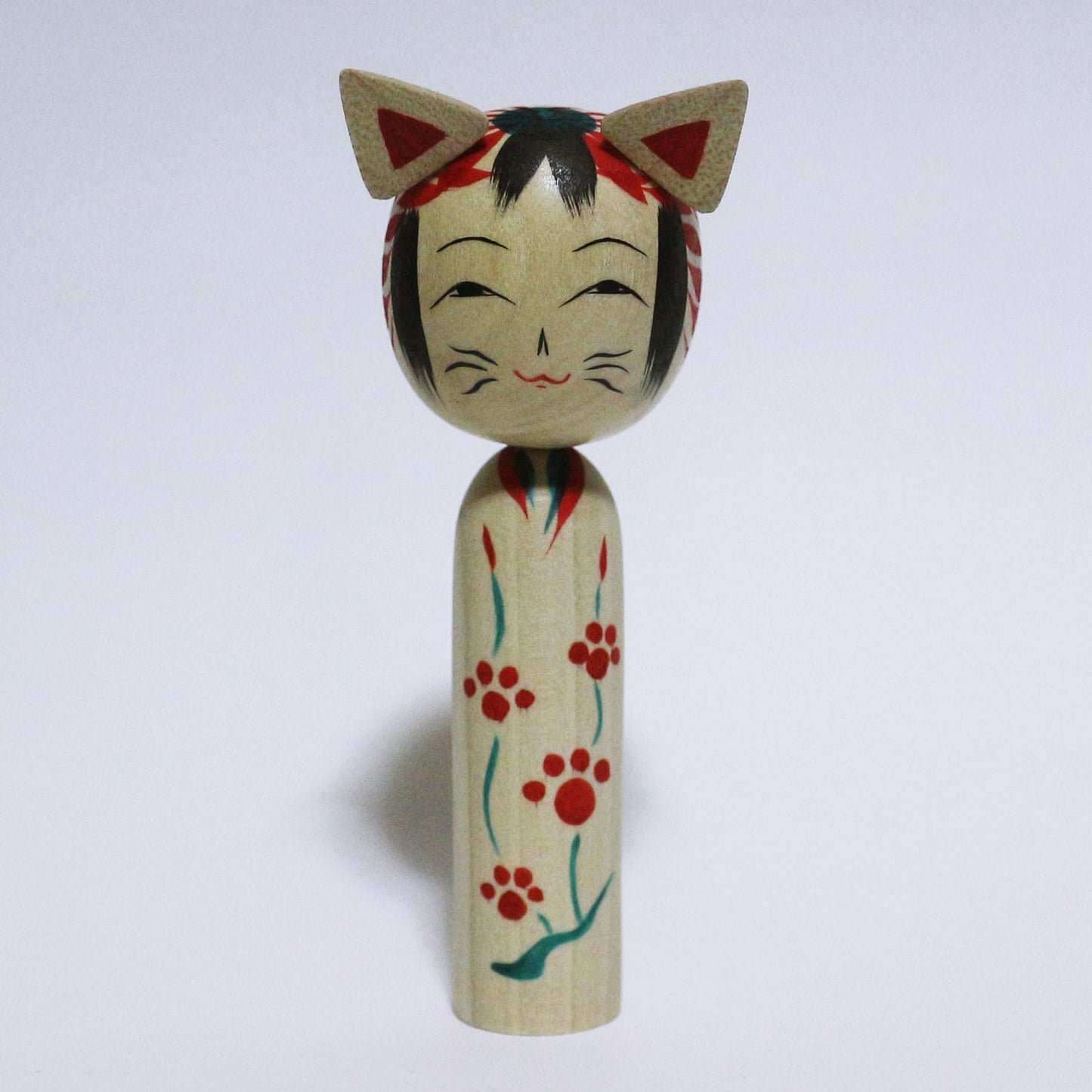 遠刈田ネコこけし TOGGATA Cat KOKESHI ※510
