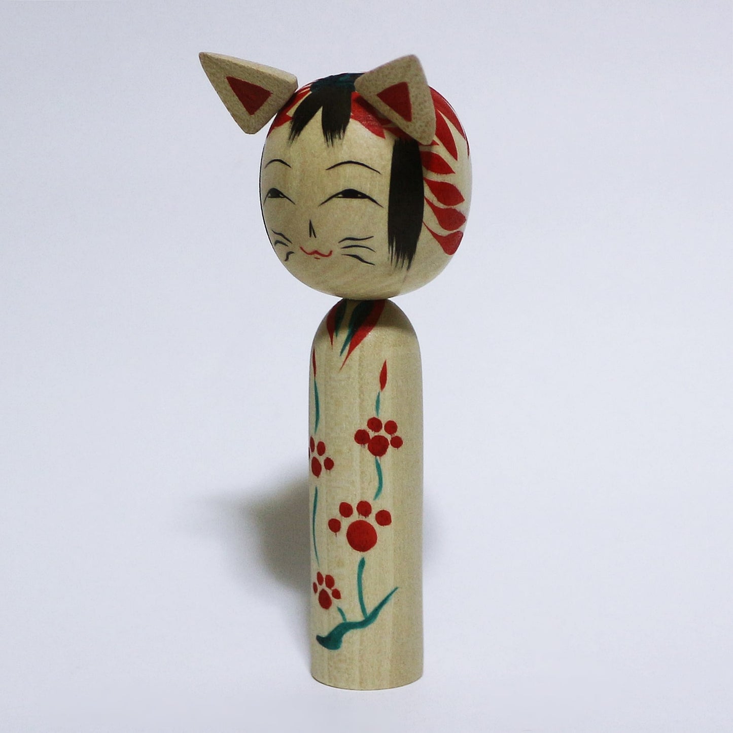 遠刈田ネコこけし TOGGATA Cat KOKESHI ※510