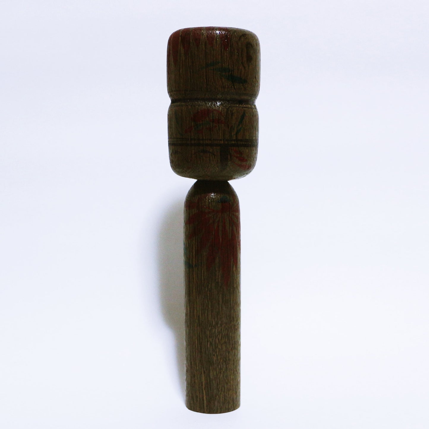 希少材 埋れ木 髷 こけし Rare Wood Bogwood Bun Hair KOKESHI ※517