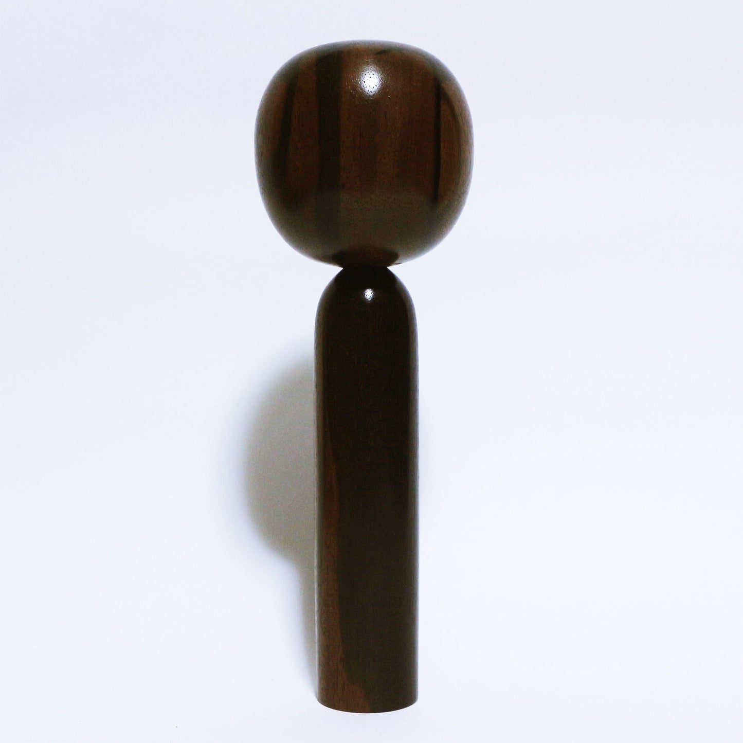銘木 黒檀 こけし Precious Wood Ebony KOKESHI ※528