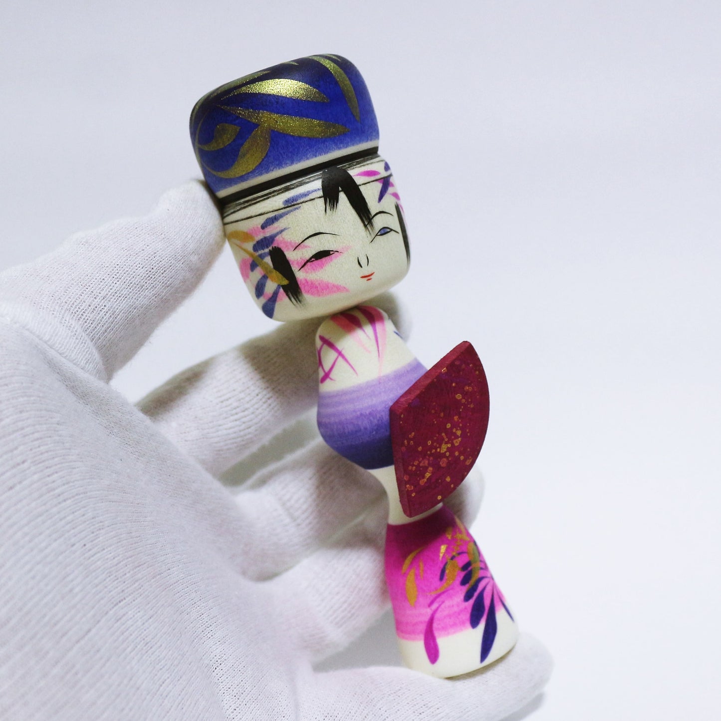 Purple Mix Fan KOKESHI ※533