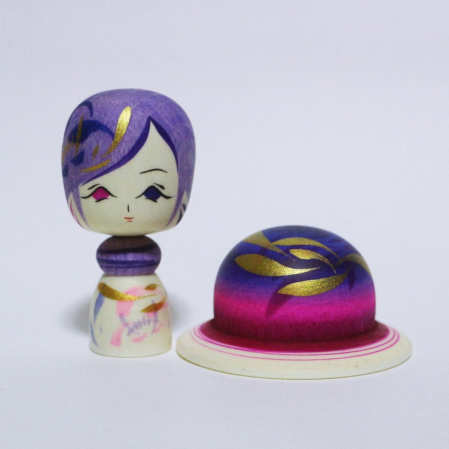 Purple Mix Hat KOKESHI ※534