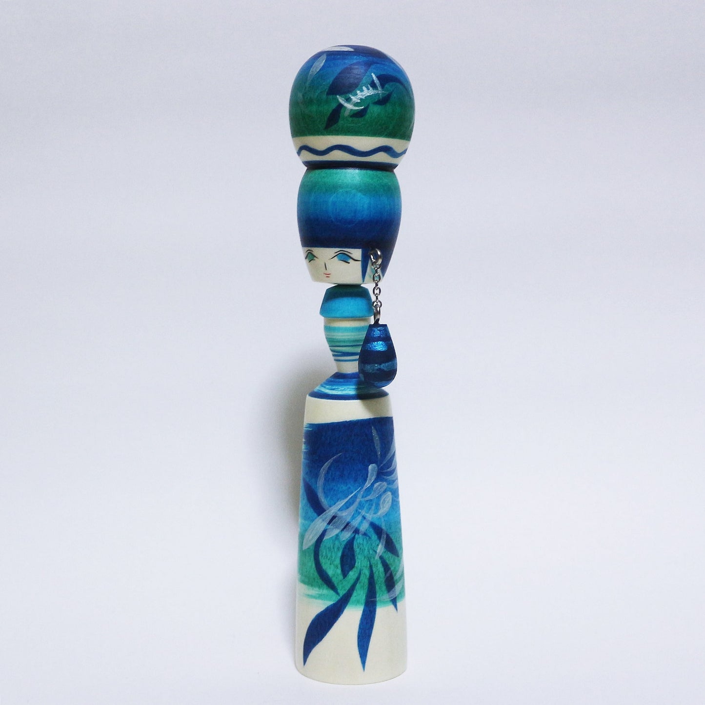 Blue Mix Bun Hair KOKESHI ※535