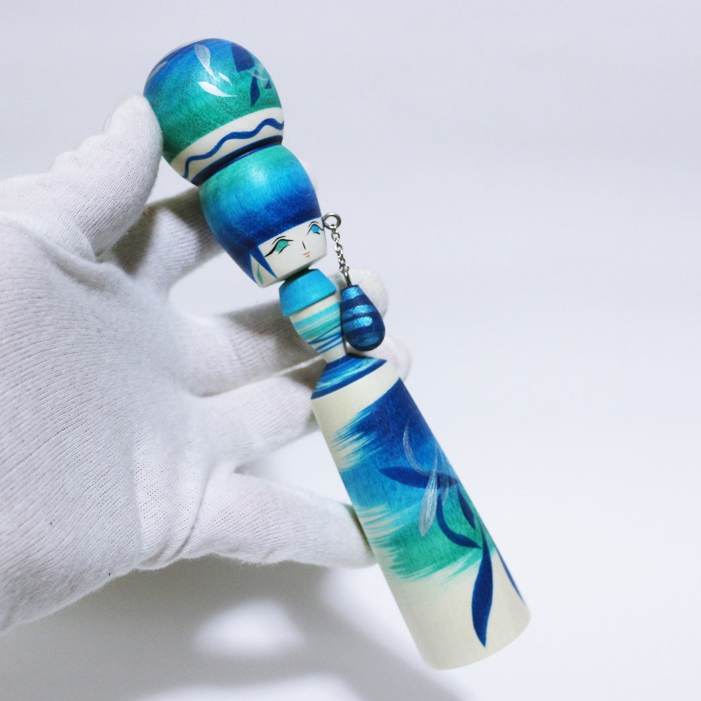 Blue Mix Bun Hair KOKESHI ※535