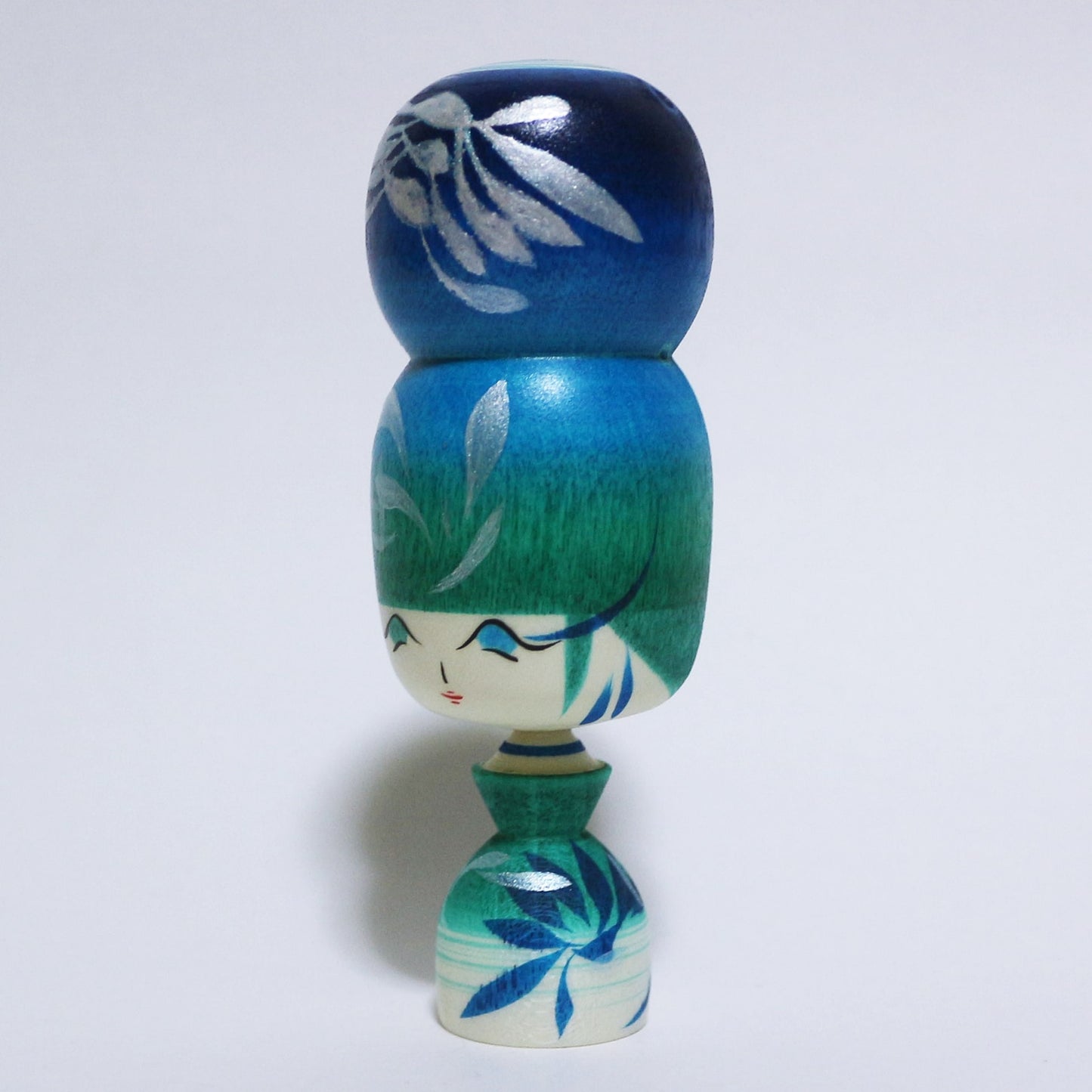 Blue Mix Bun Hair KOKESHI ※536