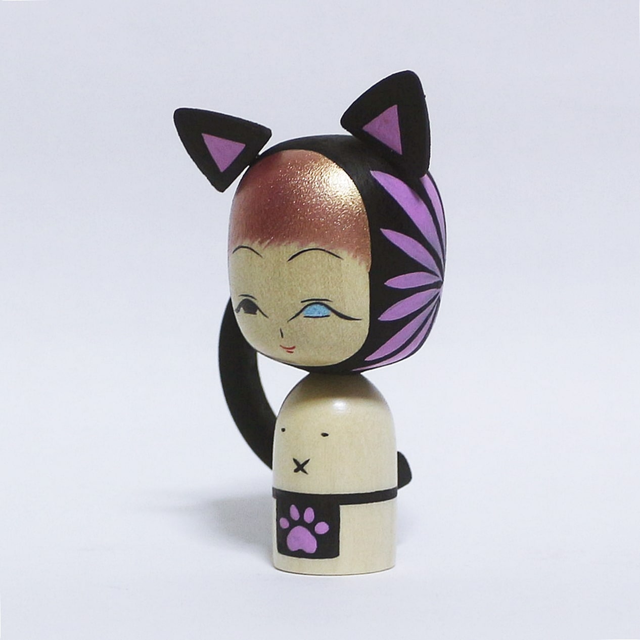 Mixed tree species Hat Kokeshi *1
