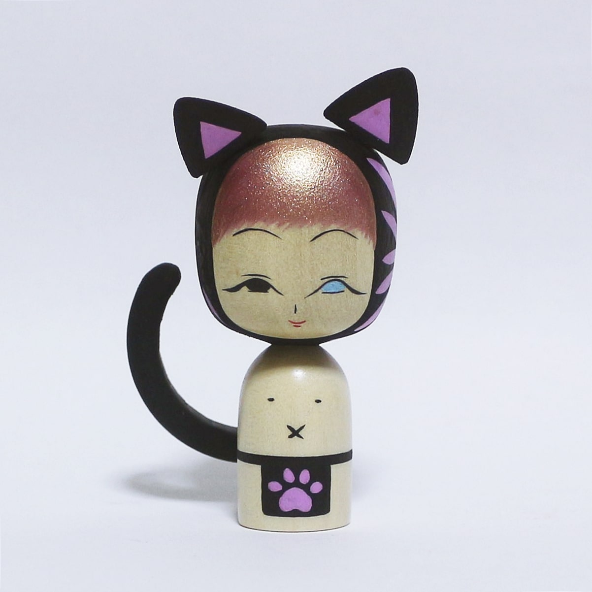 Mixed tree species Hat Kokeshi *1