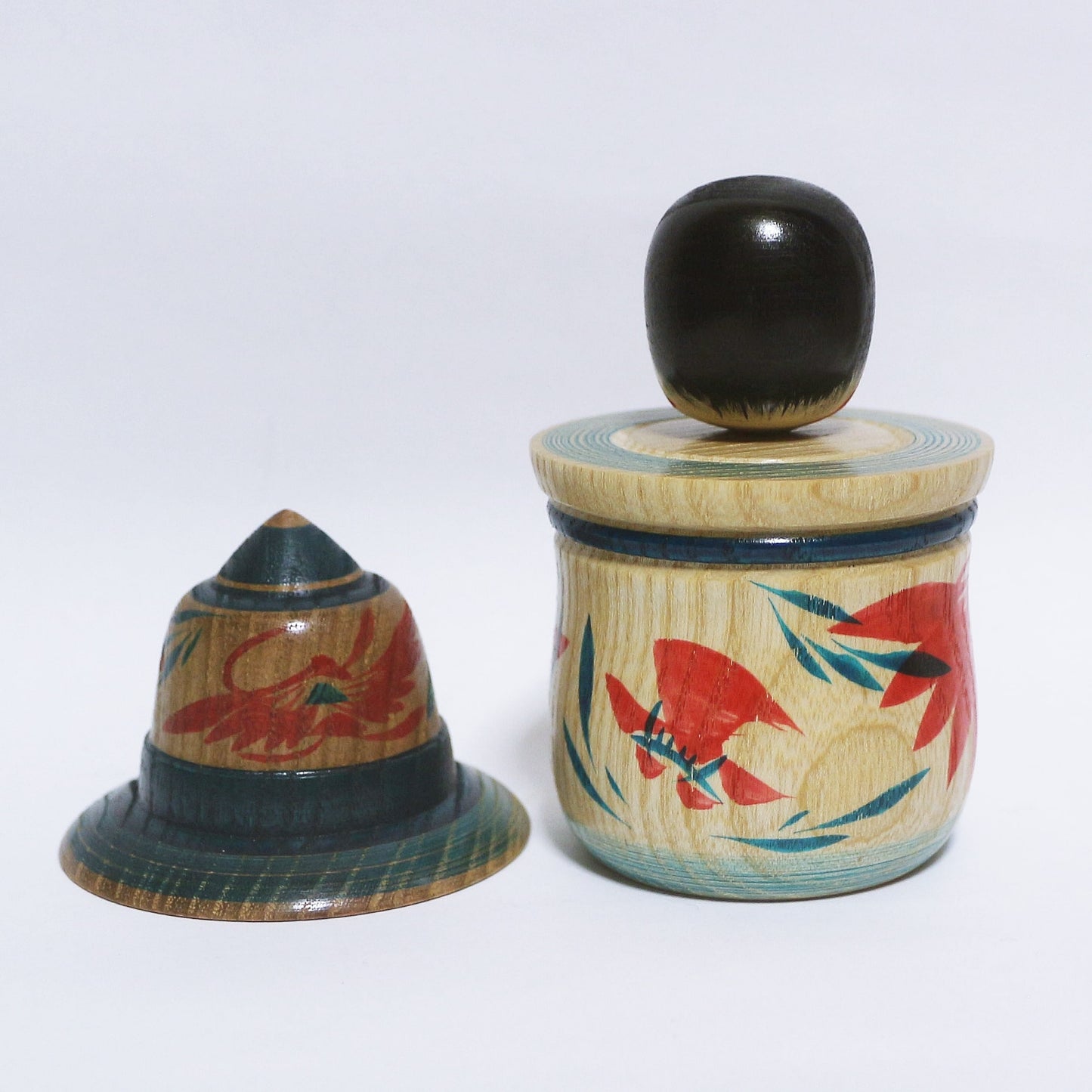 Mixed tree species Hat Kokeshi *1