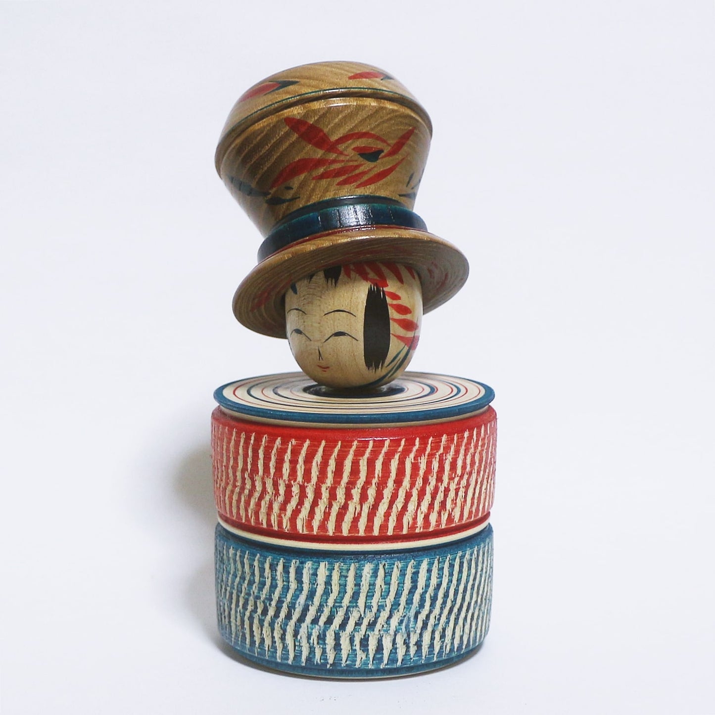Mixed tree species Hat Kokeshi *1