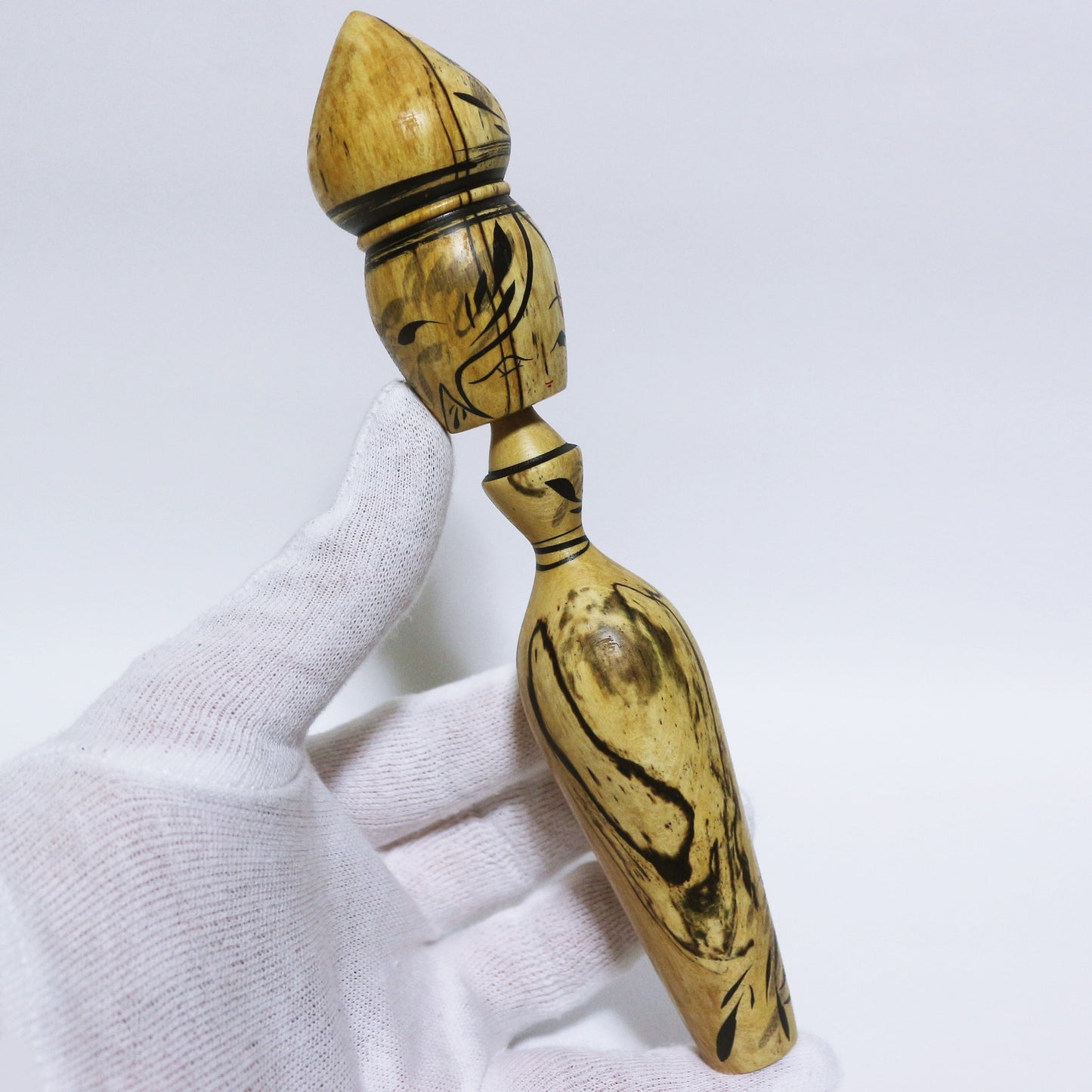 シデ・スポルテッド Hornbeam Spalted KOKESHI ※635