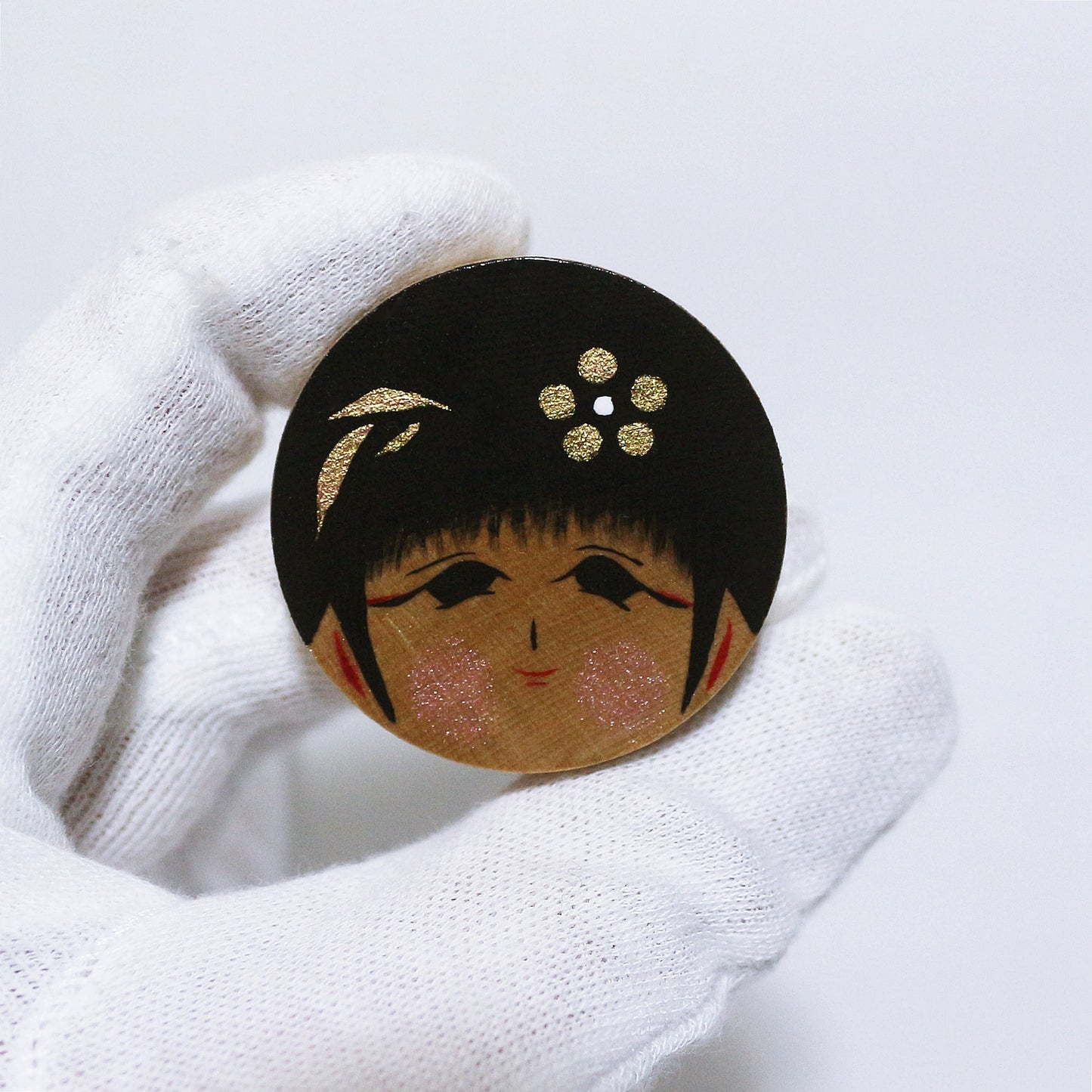 こけしブローチ KOKESHI Brooch ※660