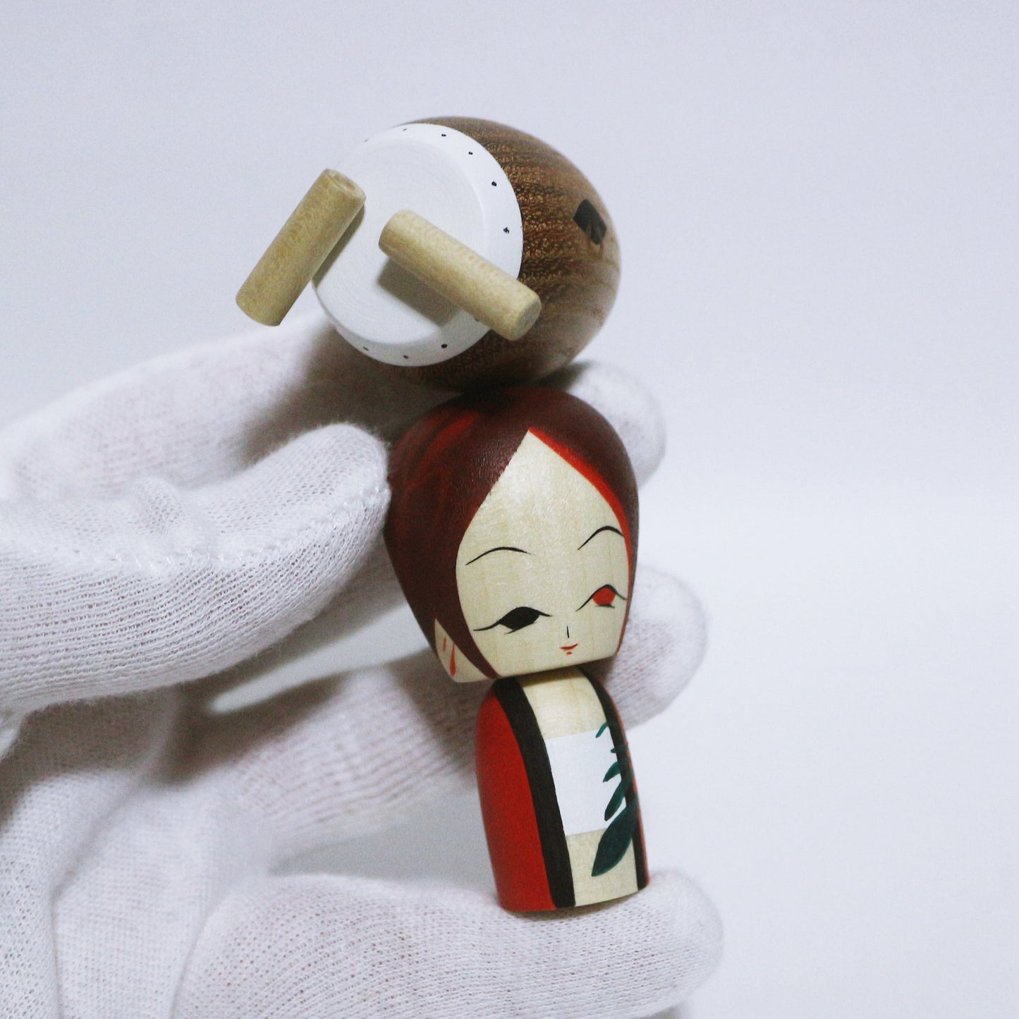 夏祭り 和太鼓こけし Summer Festival Japanese Drum KOKESHI ※664