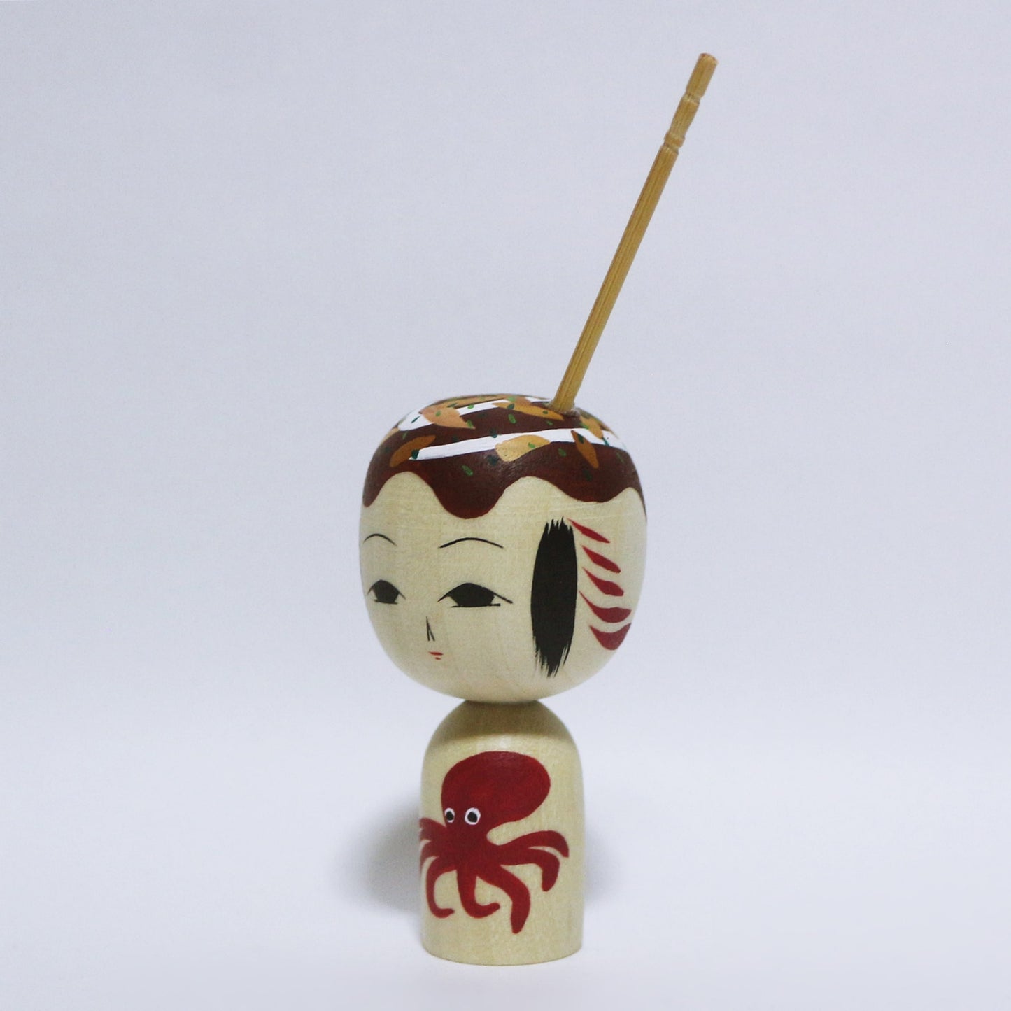 夏祭り タコ焼きこけし Summer Festival TAKOYAKI KOKESHI ※665