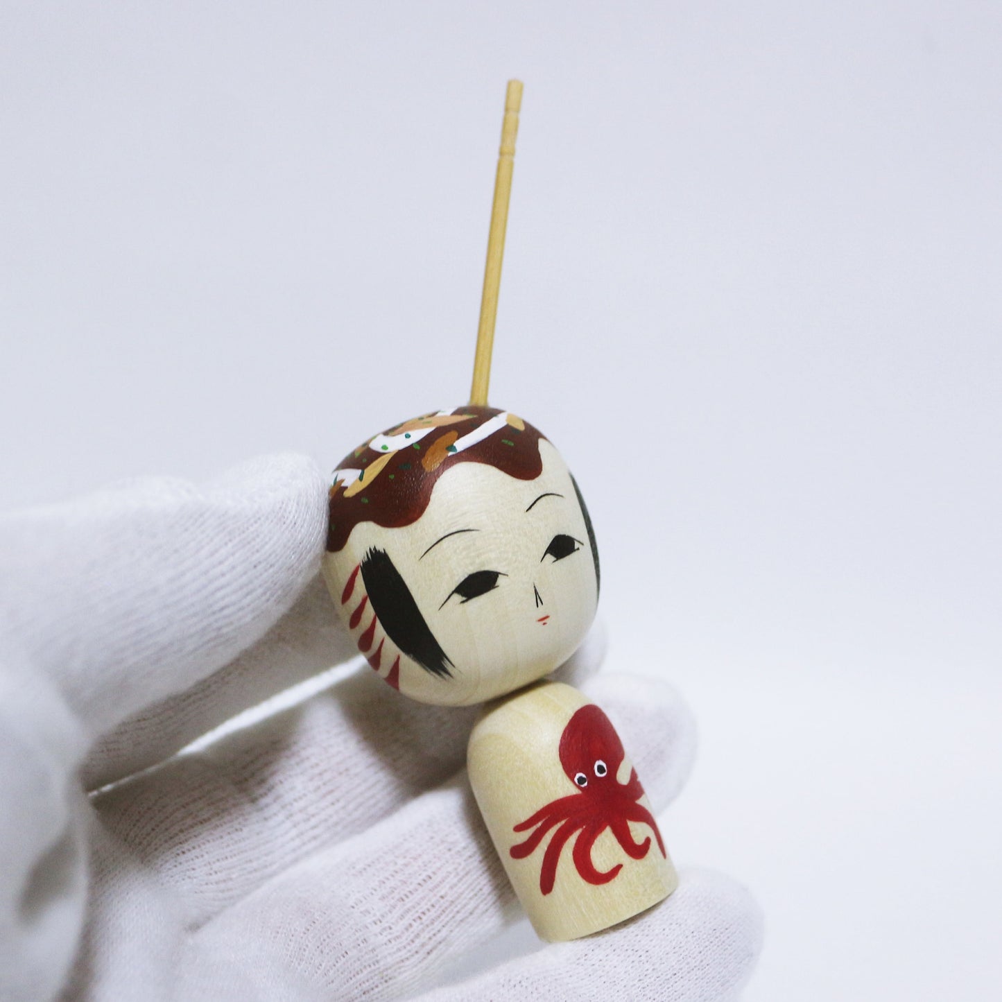 夏祭り タコ焼きこけし Summer Festival TAKOYAKI KOKESHI ※665