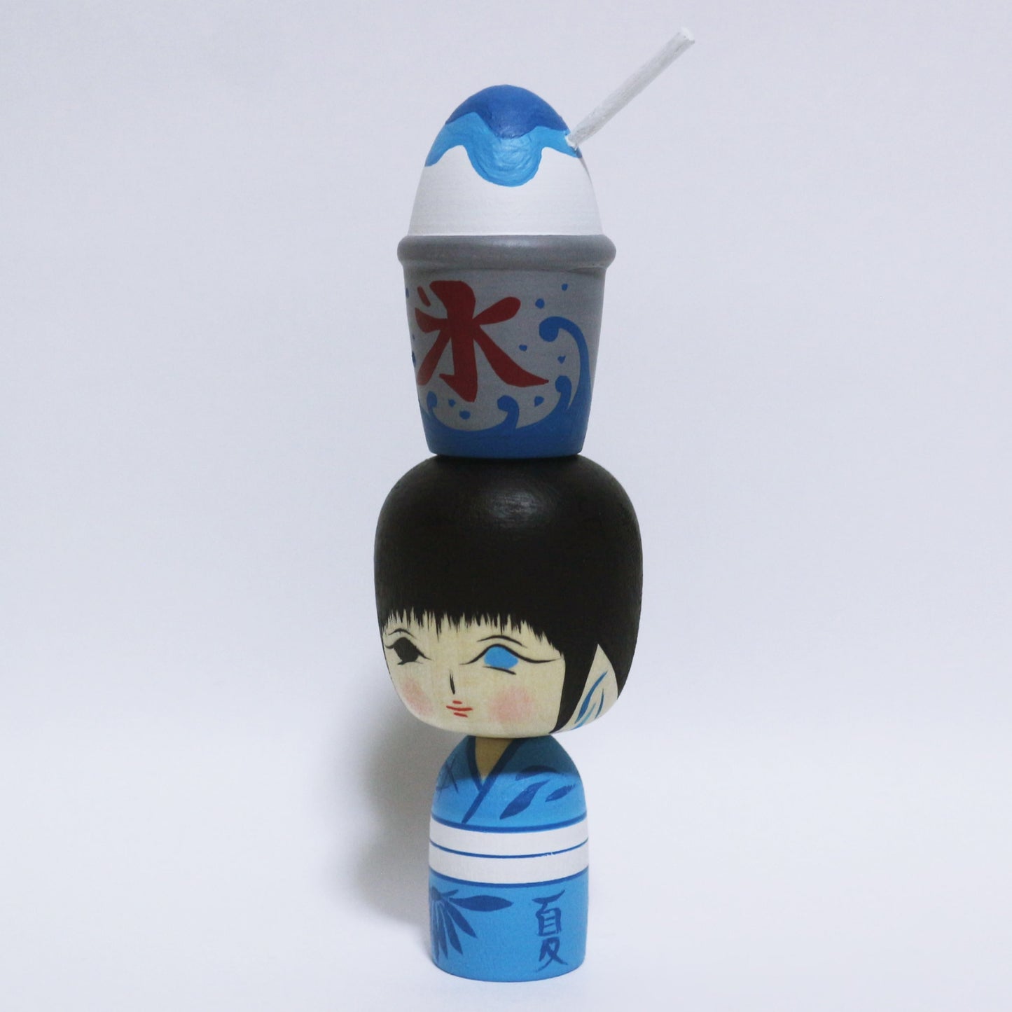 夏祭り かき氷こけし Summer Festival shaved Ice KOKESHI ※666
