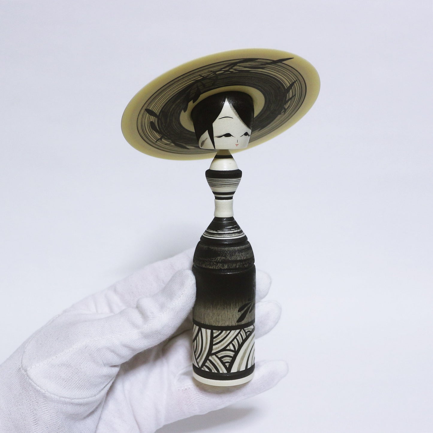 墨 帽子 こけし Sumi Hat Kokeshi ※79