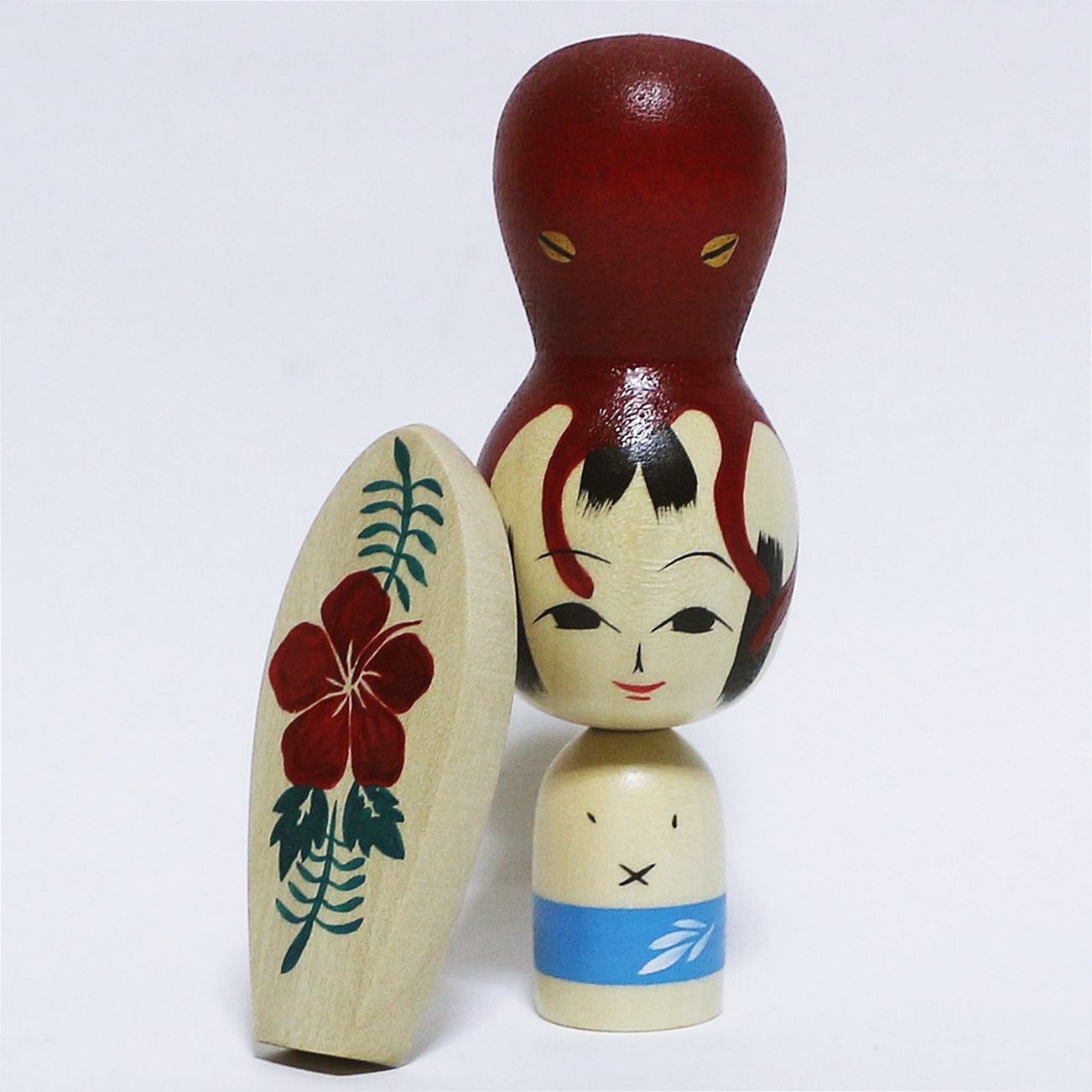 Mixed tree species Hat Kokeshi *1