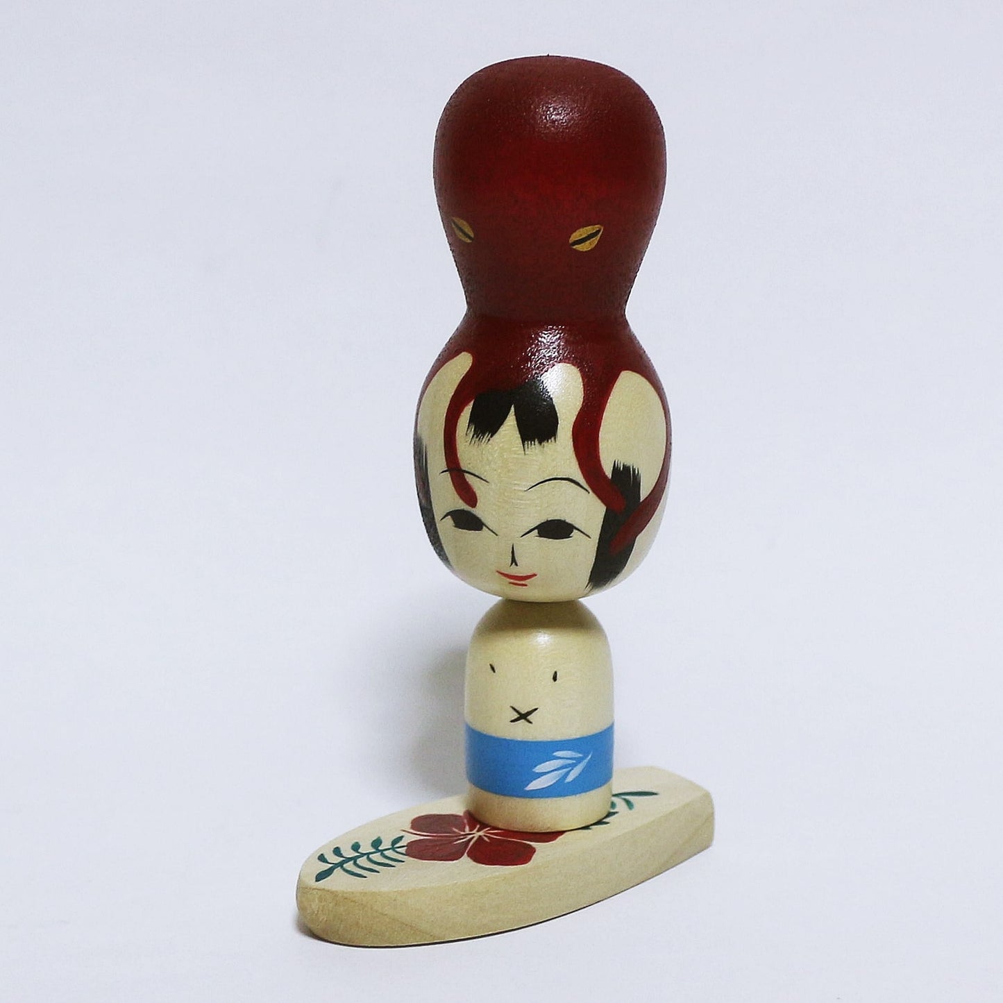 Mixed tree species Hat Kokeshi *1