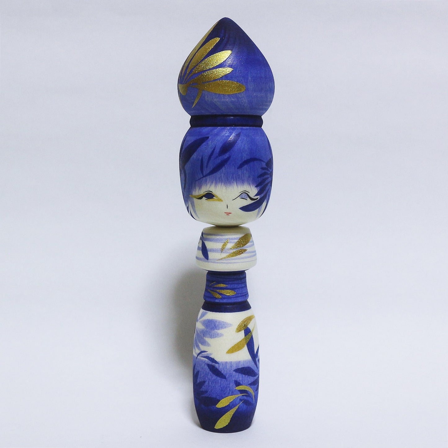 青紫 おだんごヘア こけし AO-MURASAKI Bun Hair KOKESHI ※253