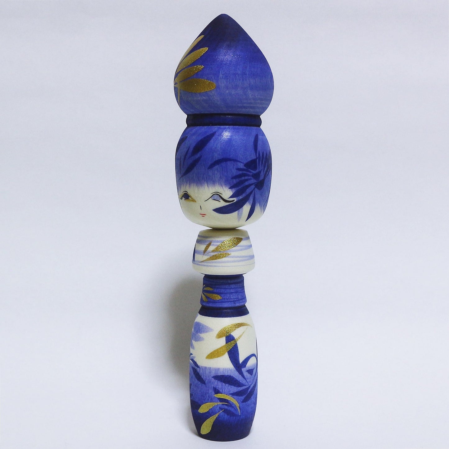 青紫 おだんごヘア こけし AO-MURASAKI Bun Hair KOKESHI ※253