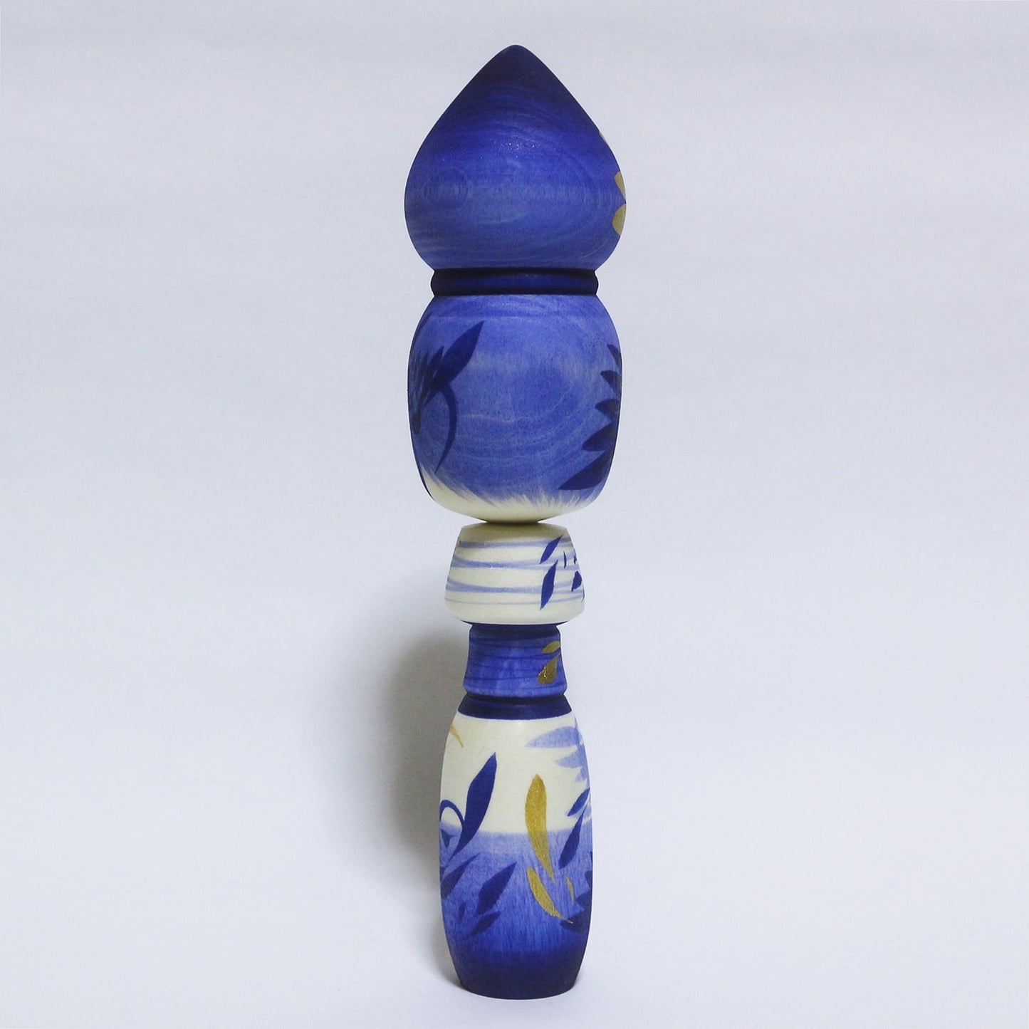 青紫 おだんごヘア こけし AO-MURASAKI Bun Hair KOKESHI ※253