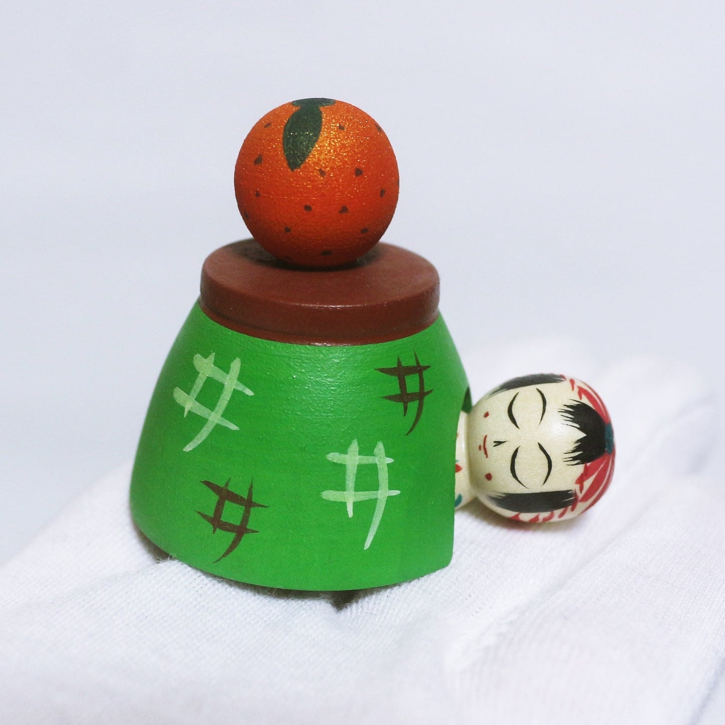 お正月 寝正月 こけし New Year OSYOGATSU KOKESHI Sleeping Under a KOTATSU ※268