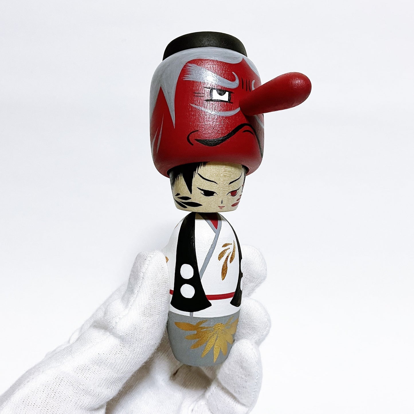 天狗　妖怪　こけし　Tengu Yokai Kokeshi　※126