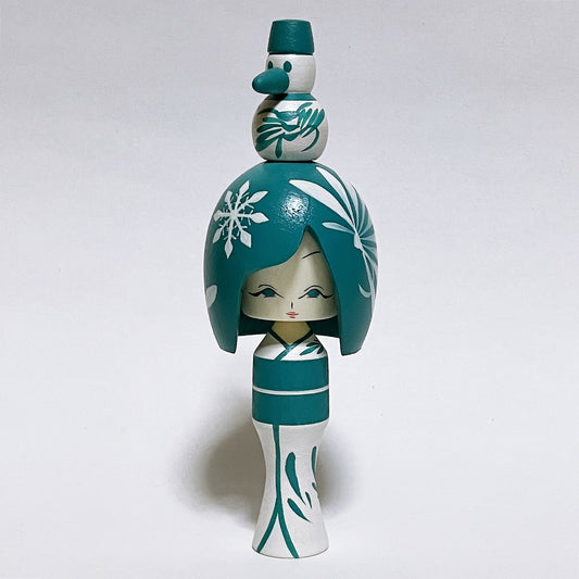 雪女　妖怪　こけし　Yuki-Onna Yokai Kokeshi　※134