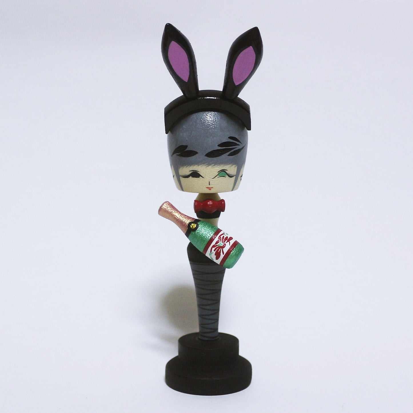 バニーガール　シャンパン　こけし　Bunny Girl Champagne Kokeshi　※180