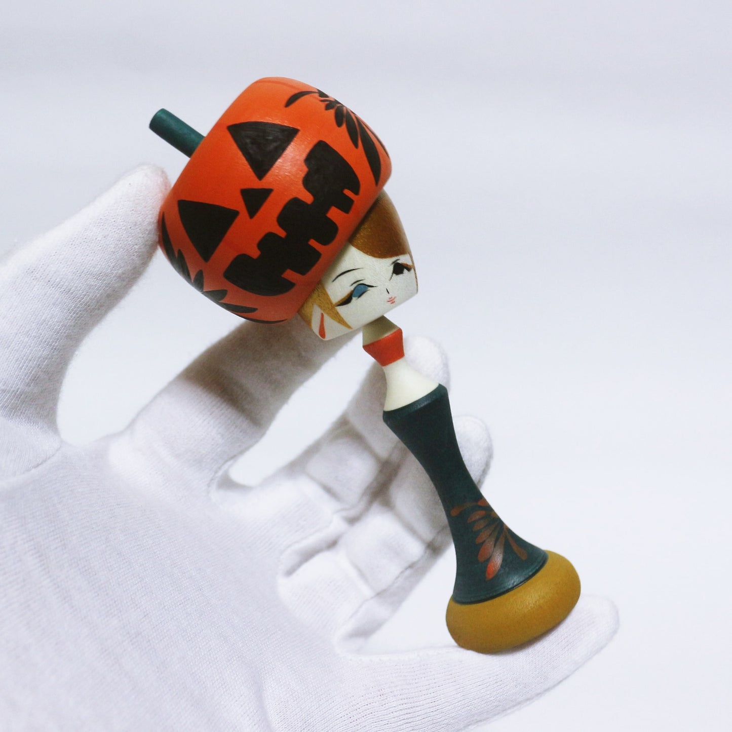 Halloween　パンプキン　ベルボトム　Bell Bottoms Pumpkin Hat Kokeshi　※216