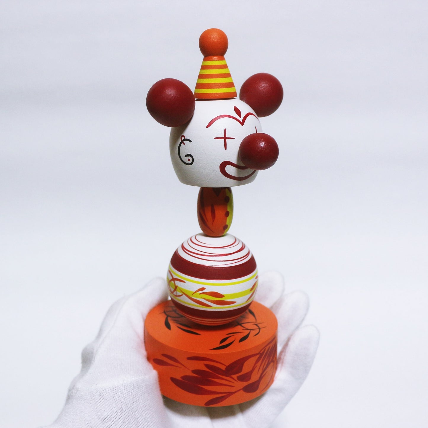 Halloween　サーカス　ピエロ　Circus Clown Kokeshi　※217