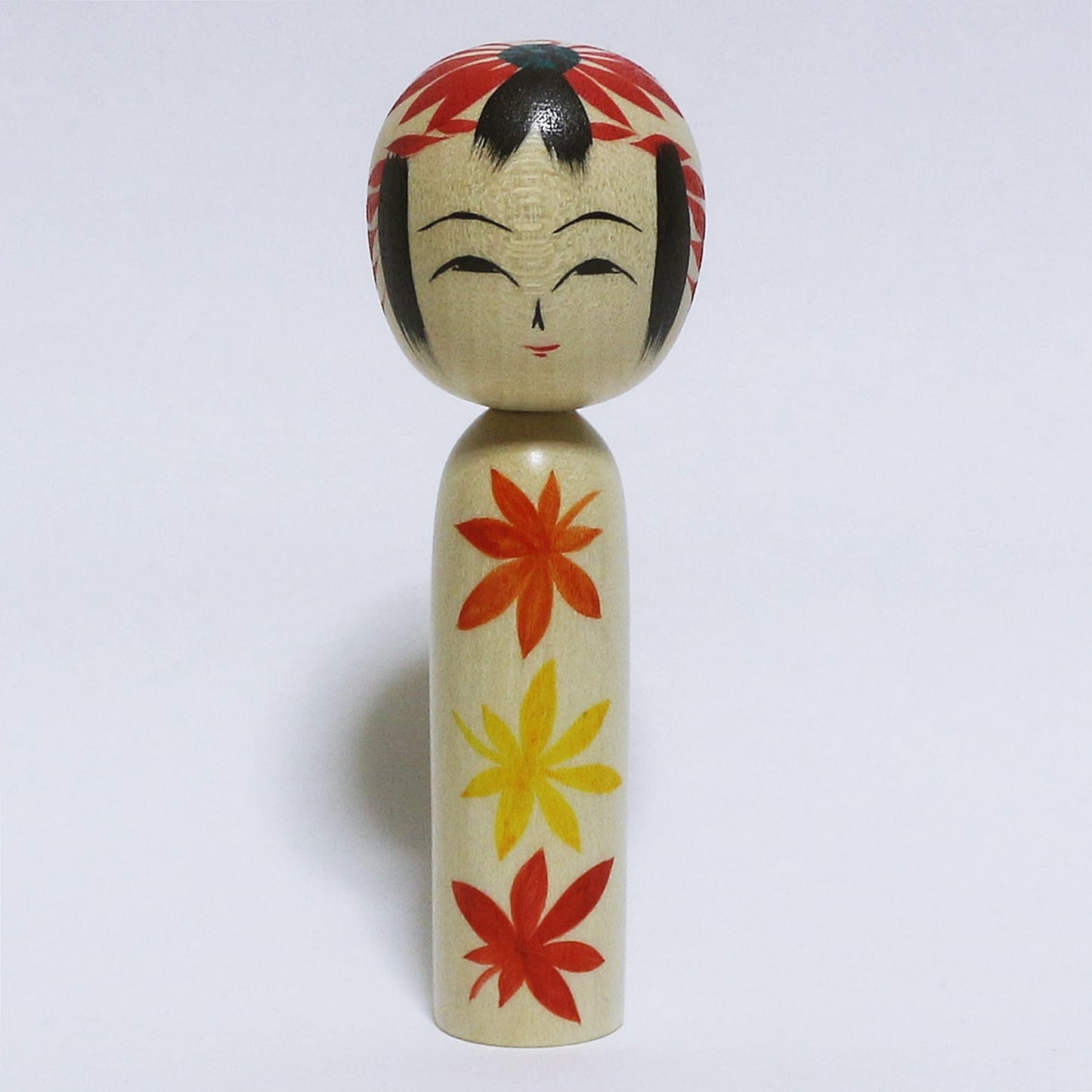 秋こけし　紅葉　Autumn Kokeshi 　※221