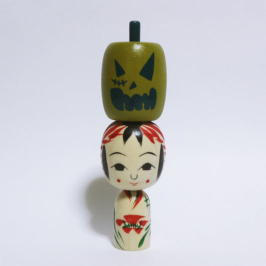 Halloween Pumpkin  KOKESHI　#380