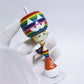 Halloween Rainbow Pumpkin ghost earrings KOKESHI　#386