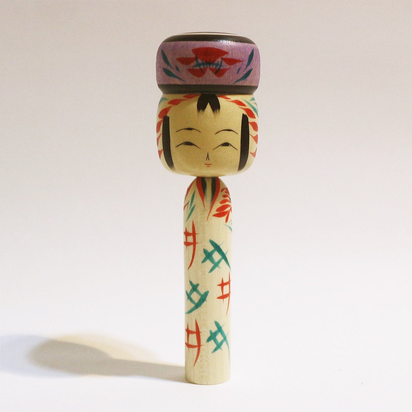 四寸＋髷　本人型　Noboru Wagatsuma Type KOKESHI　#393