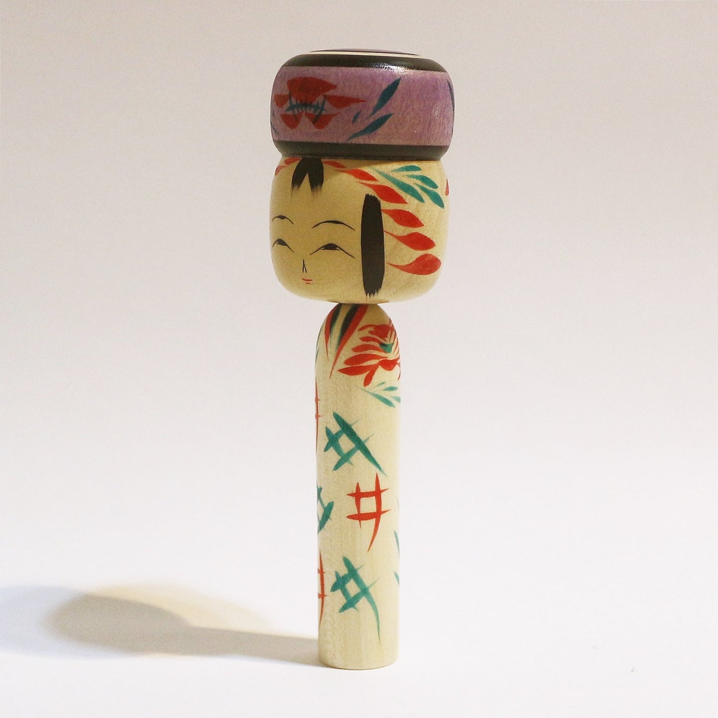 四寸＋髷　本人型　Noboru Wagatsuma Type KOKESHI　#393