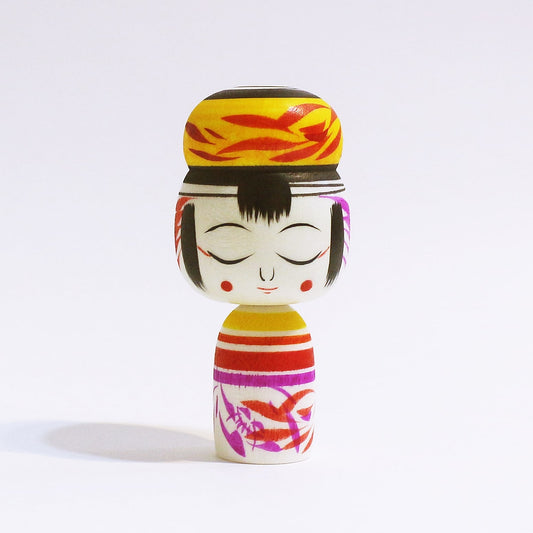 秋色　髷　Autumn Colors KOKESHI　#403