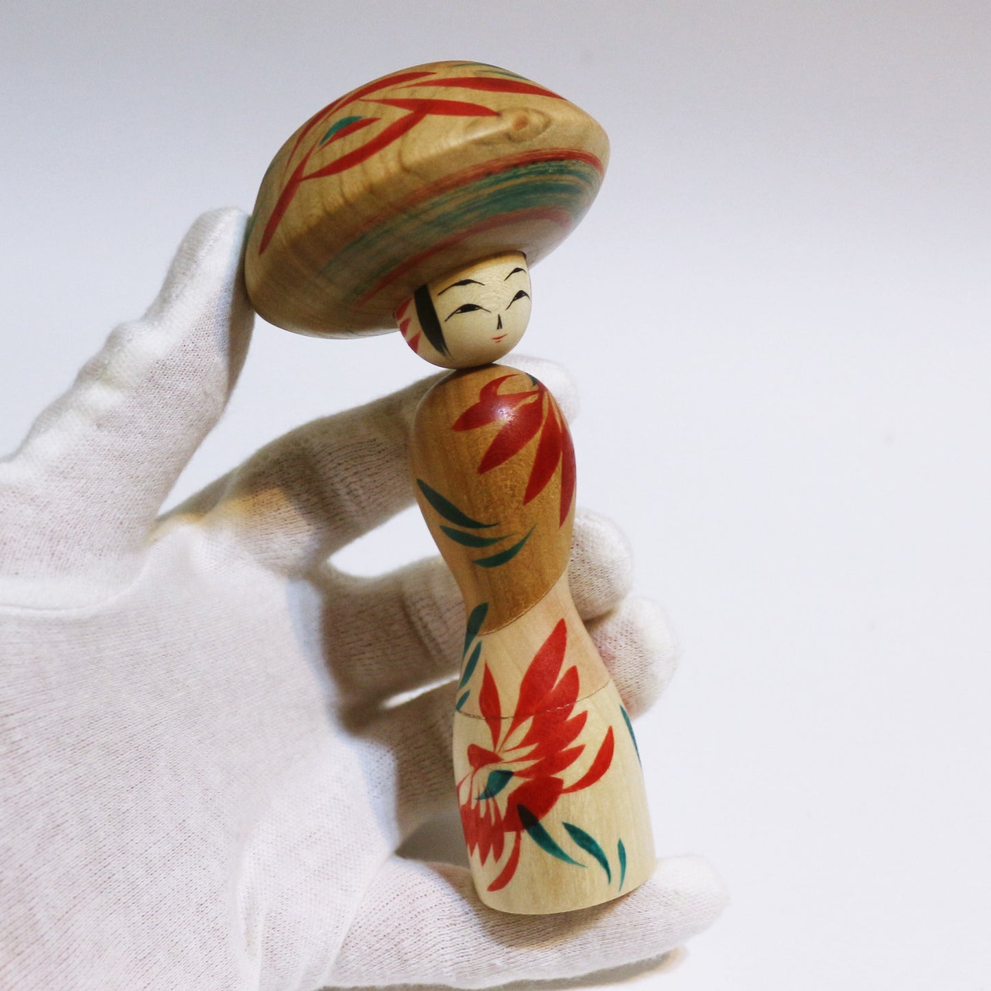 樹種混合　帽子　こけし　Mixed tree species Hat KOKESHI　#425