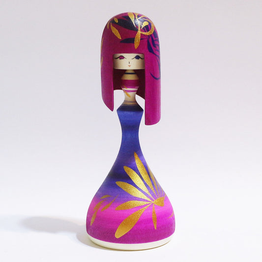 Purple Mix KOKESHI　#444