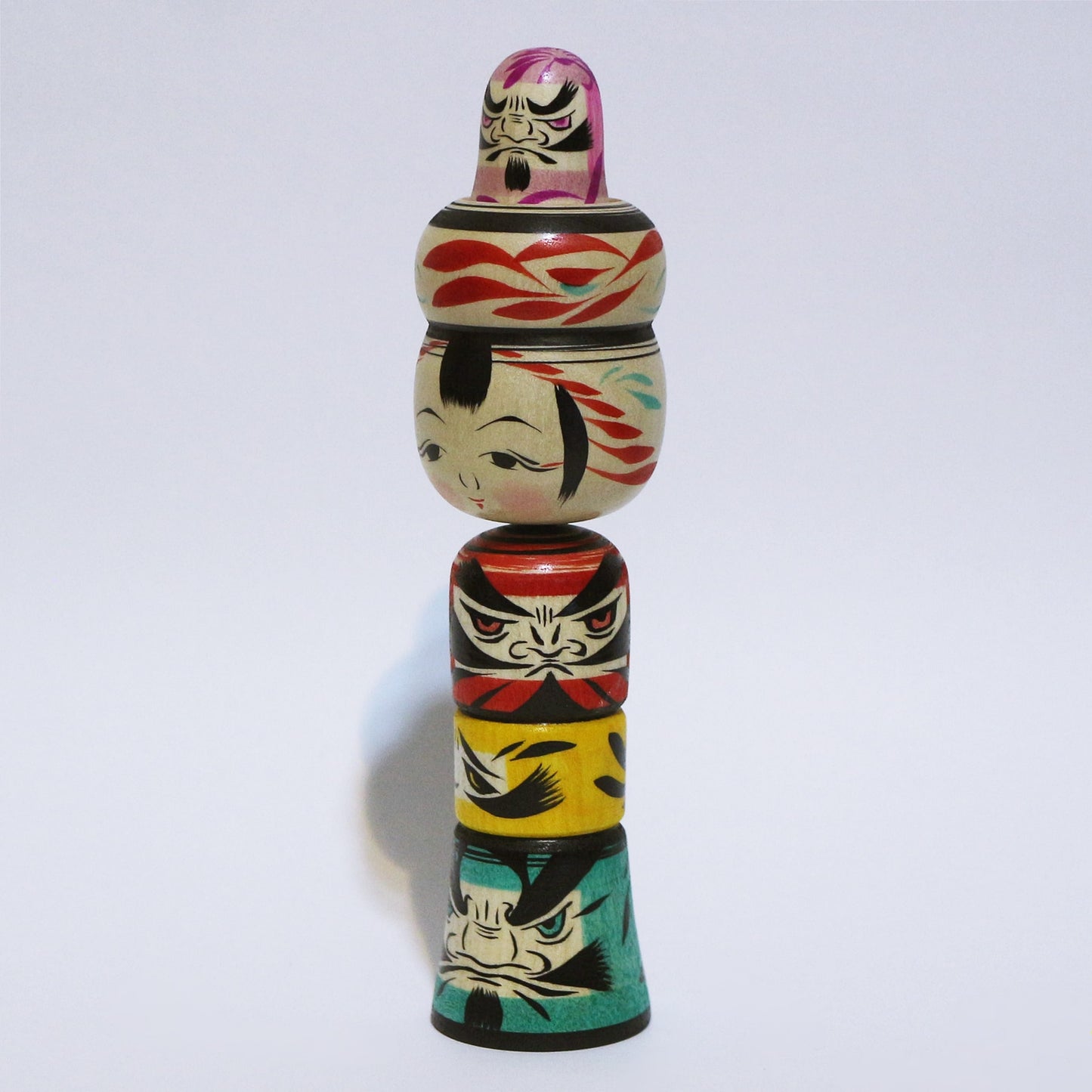 本人型　玉入れ　達磨こけし　Noboru Wagatsuma Type DARUMA KOKESHI　#469